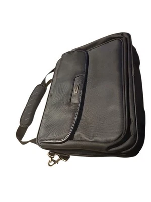 Targus Padded Laptop Computer Bag Travel Briefcase with Shoulder Strap Black - Image 1 of 4