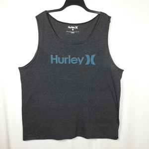 Canotta uomo Hurley maglietta erica grigio scuro logo taglia XXL senza maniche - Foto 1 di 15