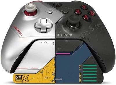 Cyberpunk 2077 XBOX Pro Soporte de Carga + Controlador Inalámbrico Excelente Estado Foto 1 de 4