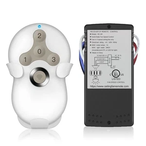 Universal Ceiling Fan Remote Control Kit, Compatible with Hunter, Harbor Bree... - Picture 1 of 9