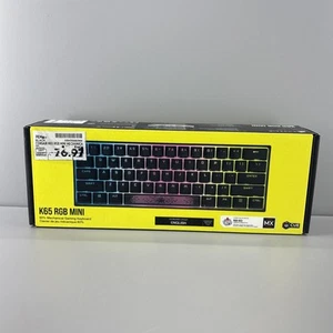 NIB Corsair K65 RGB Standard Mini 60% Mechaniczna klawiatura do gier - Zdjęcie 1 z 8