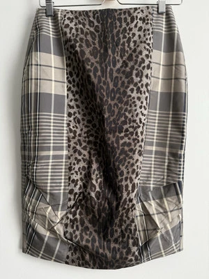 MAX MARA ANIMAL FLORAL COTON SKIRT SIZE S Foto 1 de 4