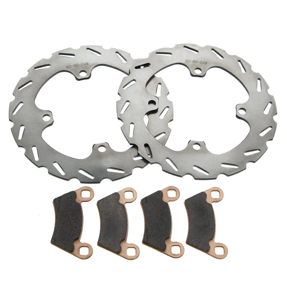 2014-16 Polaris Ranger Diesel HST Rear RipTide Brake Rotors & MudRat Brake Pads - Image 1 of 4