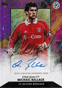 Michael Ballack Star Quality Auto /25 Topps Inception 2023/24 Bayern München - Bild 1 von 2