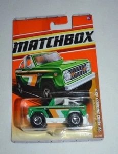 2010 MATCHBOX DESERT ENDURANCE '72 FORD BRONCO 4X4 GREEN 90/100 VHTF !! RARE !! - Picture 1 of 2