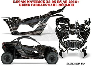 KIT GRÁFICO DE DECORACIÓN DE CARRERAS AMR UTV CAN-AM COMMANDER, MAVERICK SOMETIDO V2 B - Imagen 1 de 6