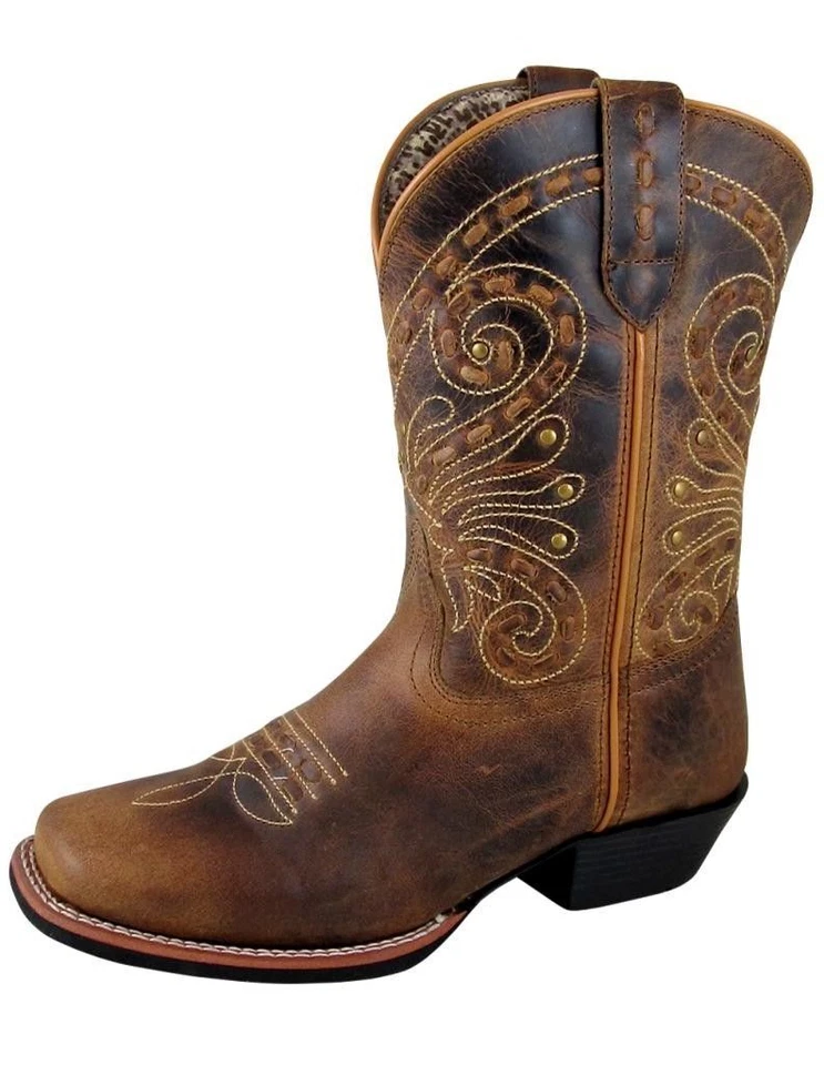 Smoky Mountain Western Boots Womens Shelby Walking Heel Brown 6063