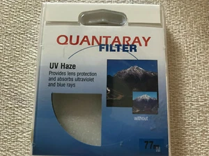  Quantaray UV  HAZE 77mm Lens Filter - Picture 1 of 3