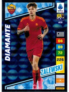 PANINI ADRENALYN XL CALCIATORI 2023-2024 CARD N. 409 ZALEWSKI (DIAMANTE) ROMA - Picture 1 of 2