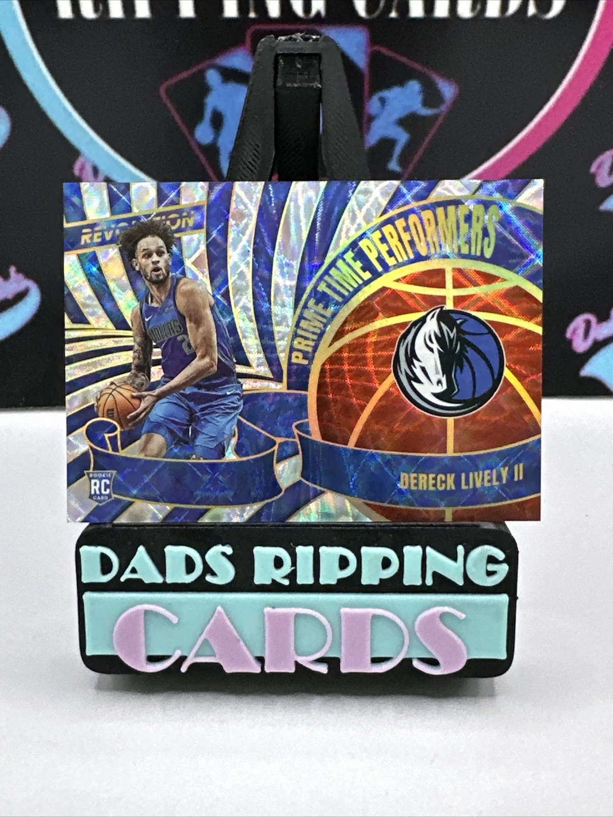 2023-24 Panini Revolution Dereck Lively II Prime Time Performers SSP Mavericks