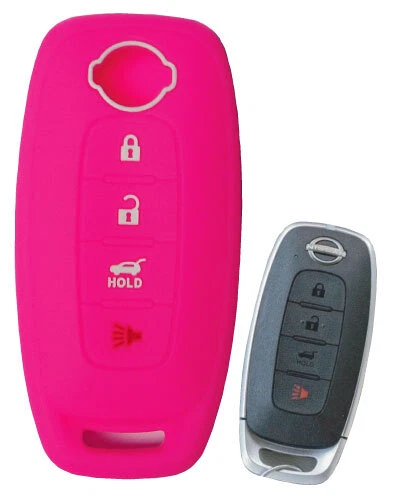 Chaveiro de entrada sem chave tampa de controle remoto de borracha em 2025 2024 Nissan Ariya Versa Sentra - Imagem 1 de 1