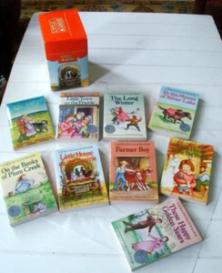 Little House Big Adventure 9 PC Book Box Set LOT Laura Ingalls Wilder Paperback - Picture 1 of 19