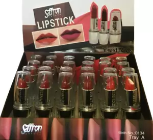 Saffron London Lipstick Vivid Red Colours Job lot, Wholesale Bulk Buy Display - Picture 1 of 1