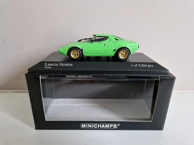 Minichamps 1/43 Lancia Stratos - verde - 1974 - 430125024 - Immagine 1 di 4
