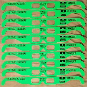 Prism Glasses (10 Pcs), changes light to rainbows, camera filter, neon green,New