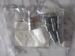 (7 PIECES PACK) Pirtek D-04-04 1/4” Nipple BSPT MALE X BSPT MALE Stainless Steel - Picture 1 of 3