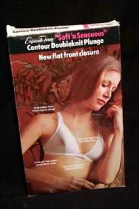 32C VTG 70s NOS Nylon FRONT CLOSE Bra Soft'n Sensuous Exquisite Form P3489 1970s - Picture 1 of 7