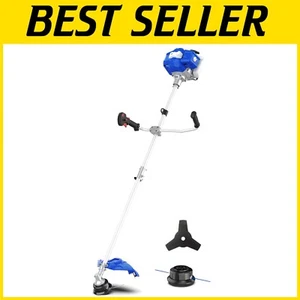 Lightweight 18" String Trimmer & 10" Brush Cutter - Ergonomic Gas Weed Wacker - Picture 1 of 9