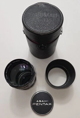 Pentax Super-Multi-Coated SMC Takumar 135mm f/2.5 M42  Japan w/Hood Excellent  - Image 1 of 4