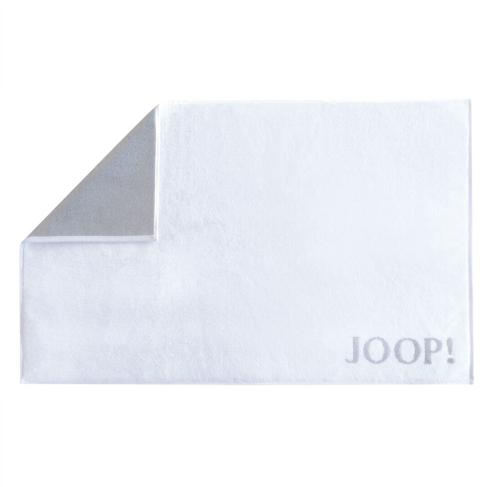JOOP! Badematte 1600  Matte Bad Dusche Badteppich Duschvorleger Frottee 67 weiß - Bild 1 von 1
