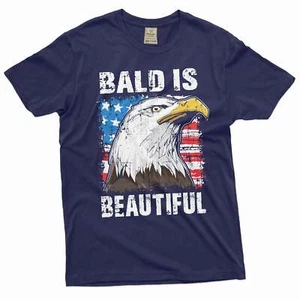 Funny 4th of July Eagle T-shirt patriotic USA tee shirt fourth of July Mens tee - Picture 1 of 8