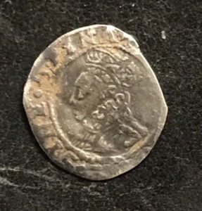 1560-61 Elizabeth 1st Silver Penny, 2nd Issue, Spink-2558 - Picture 1 of 3
