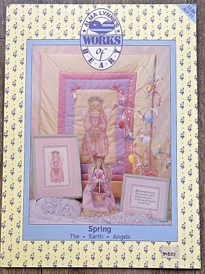 1988 Alma Lynne Spring Earth Angel Cross Stitch Chart #ALX-77 - Image 1 of 4