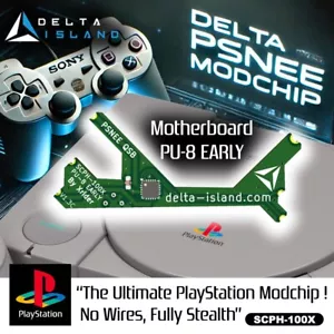 PS1 Modchip Chip - PU-8 EARLY (SCPH-100X, 3000) - Import and backup region free - Picture 1 of 3
