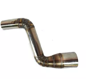 FIT FOR KTM RC200 BS6 Bend pipe Stainless Steel Slip-on Exhaust System - Bild 1 von 3