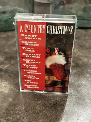 A Country Christmas (Cassette, 1994, Dwight, Strait, Tritt, Sawyer Etc.) - Image 1 of 4