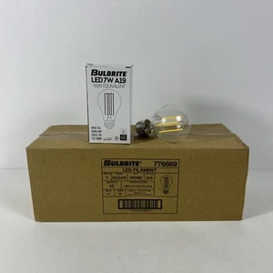 NEW Bulbrite 60W A19 LED Bulb 2700K Beam 300° E26 Dimmable 10 Pack #776689 - Picture 1 of 5