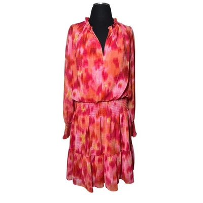 Vestido Chelsea28 Floral Manga Larga Gasa Talla XL Romántico Femenino Fiesta Swiftie Foto 1 de 4