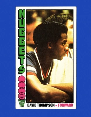 1976-77 Topps Set-Break #110 David Thompson en muy buen estado-en muy buen estado *GMCARDS* Foto 1 de 2