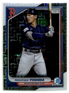 2024 Bowman Chrome Mojo Refractors Masataka Yoshida Boston Red Sox #5 - Picture 1 of 2
