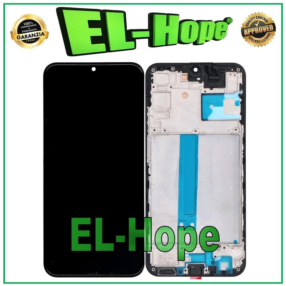 DISPLAY TFT LCD FRAME PER SAMSUNG GALAXY A25 5G 2023 SM-A256 TOUCH SCREEN VETRO