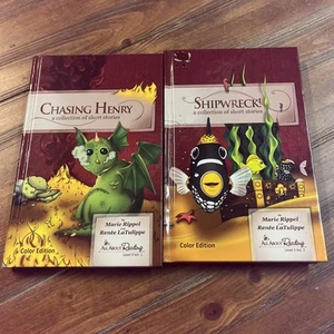 All About Reading Level 3 Readers Vol 1 & 2 Color Edition Marie Rippel - Picture 1 of 13