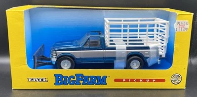 Ertl 1/32 Big Farm Country1994 Ford Pickup w/Snow Plow & Stock Rack NIB - Image 1 of 4