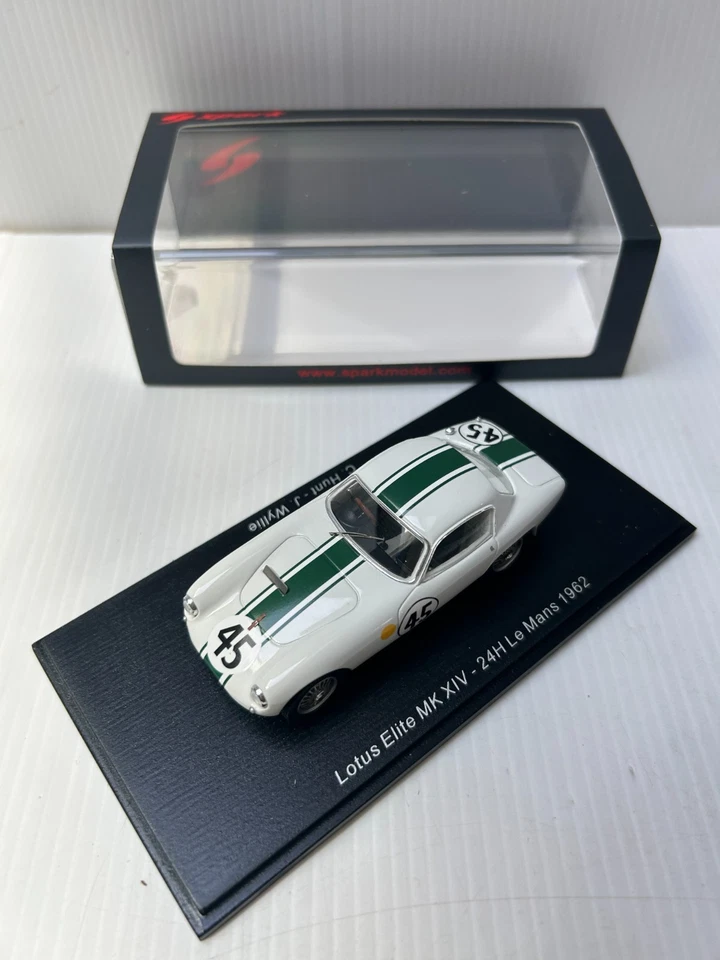 SPARK LM S8211 Lotus Elite MK XIV #45 24h Le Mans 1962 C. Hunt- J. Wyllie 1/43 - Photo 1/4