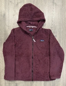 Patagonia Jacket Girls XL 14 Los Gatos Hoody Plum Purple Fleece - Picture 1 of 7
