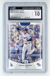 2024 Topps 50/50 #92 Shohei Ohtani CGC 10 Home Run #46 - Picture 1 of 2