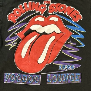 T-shirt vintage Rolling Stones 1994 Voodoo Lounge T XL CON L vestibilità originale 🔥 - Foto 1 di 10
