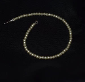 925 Sterling Silver 9" String Bracelet Freshwater Pearl Gemstone Round Beads - Picture 1 of 12