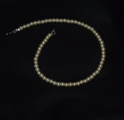 925 Sterling Silver 9" String Bracelet Freshwater Pearl Gemstone Round Beads - Image 1 of 4