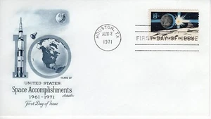 USPS FDC ArtMaster # 1434 - 1971 8c Space Achievements Landing Craft ST3163 - Picture 1 of 2