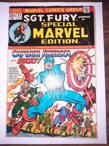 SGT. Fury Special Edition / Captain America And Bucky MARVEL COMICS Vintage Old - Picture 1 of 5
