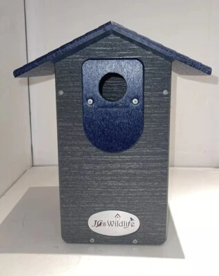 JC Wildlife Ultimate Eastern and Western Bluebird House (azul y gris) Foto 1 de 4