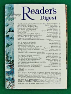 Vintage Reader's Digest magazine: FEBRUARY 1966. - Picture 1 of 2