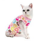 Pet Puppy Dog/Cats Recovery Coat Soft Surgery Wound Protect Vest Clothes Suit UK