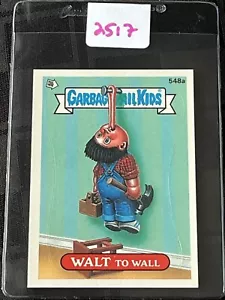 1988 Topps Garbage Pail Kids Series 14 OS14 Walt to Wall 548a - Foto 1 di 3