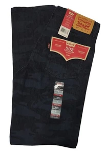 Levi's 502 Regular Taper Boys Camo Jeans Size 16 Regular (28x30) Stretch Denim - Picture 1 of 8
